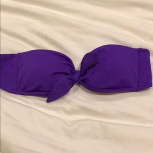 Victoria’s Secret bikini strapless top purple S